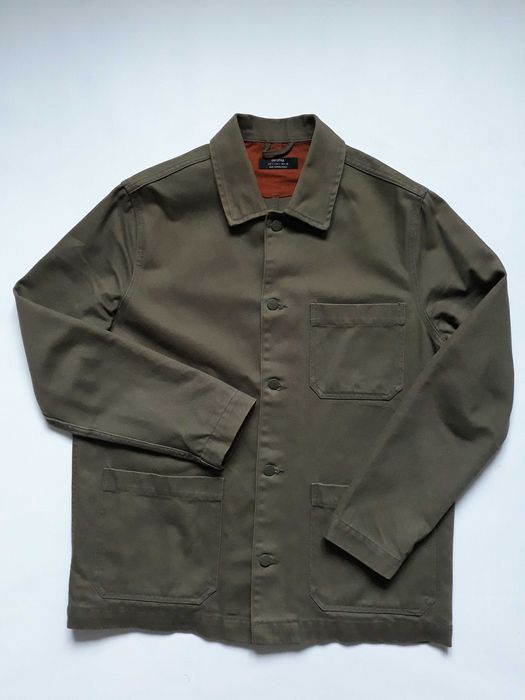 ‼ Bershka™ ‼ Чоловіча джинсова куртка піджак хакі