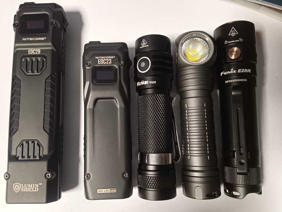 Потужний кишеньковий ліхтар Nitecore EDC23 (USB-C, OLED дисплей)