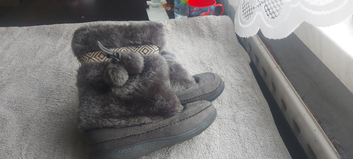 Buty zimowe dziewczęce rozmiar 30