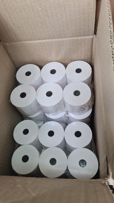 Лента кассовая, термо 60м, упаковка 6шт.