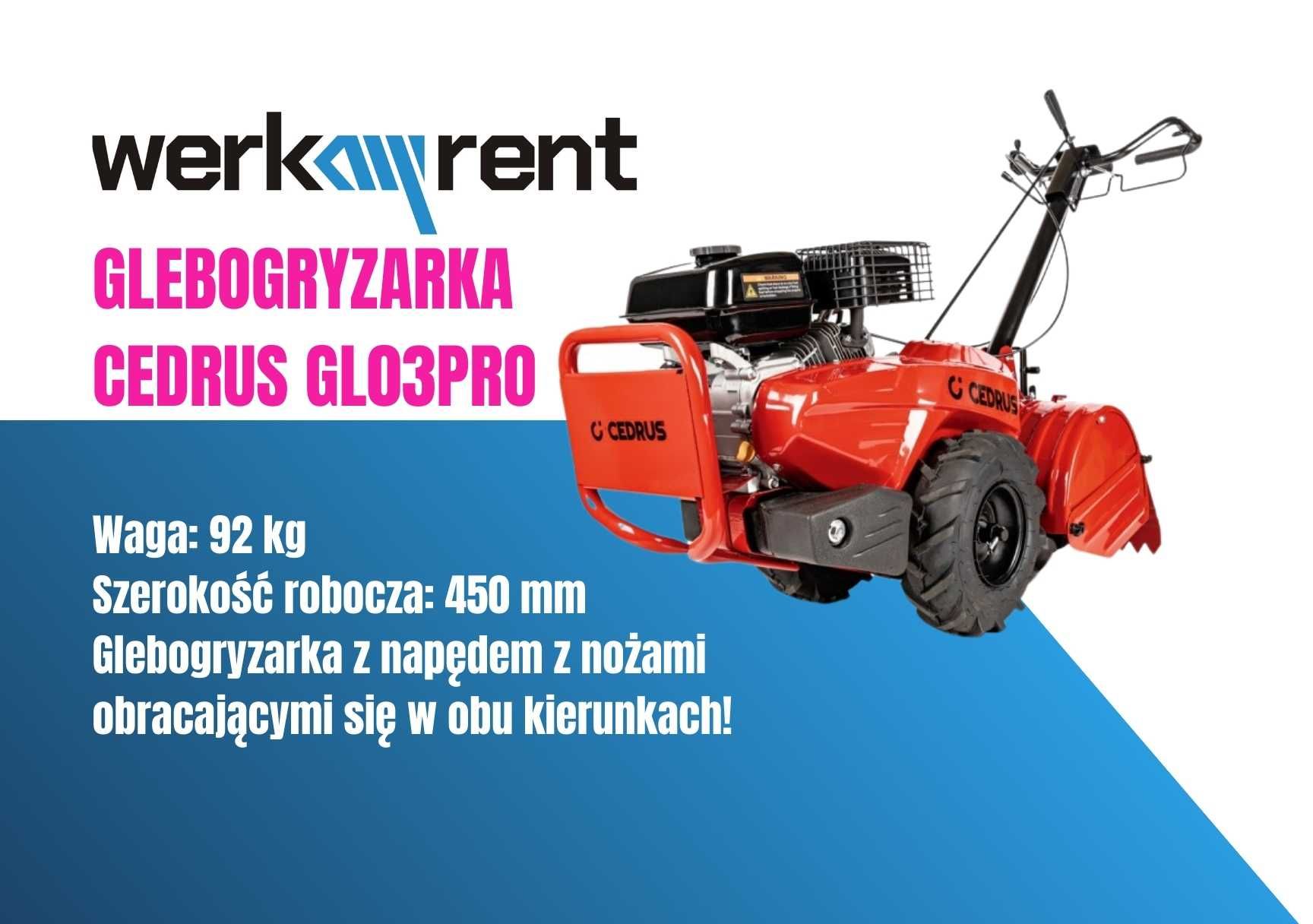 Wynajem sprzętu ogrodniczego | Glebogryzarka | Wertykulator | Myjka