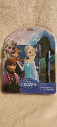 Nowy Notatnik Pamiętnik z długopisem Kraina lodu Frozen Disney