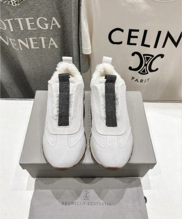 Жіночи осінні утеплені кросівки Брунелло Brunello