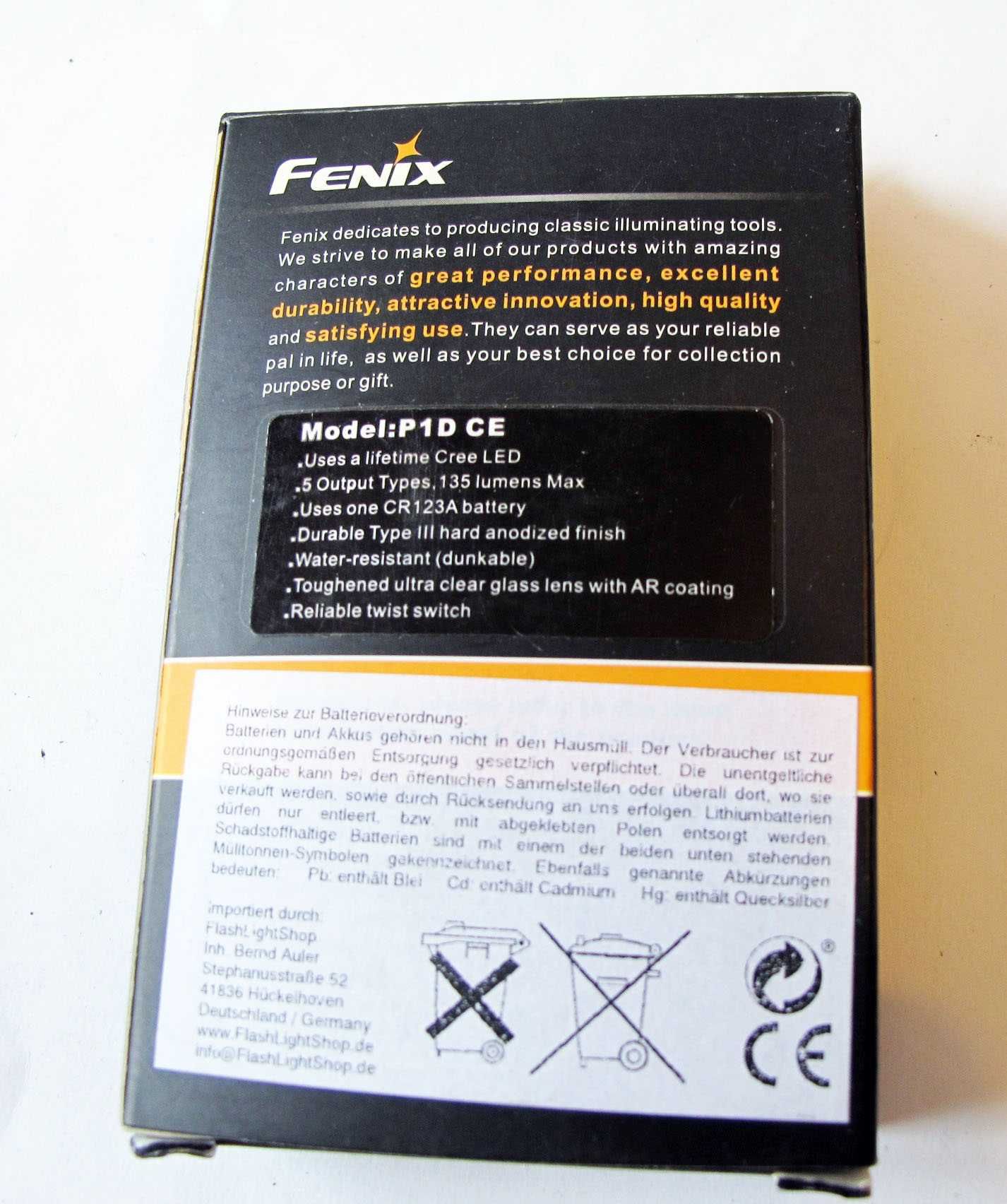 Kultowa latarka Fenix P1D CE. Mocna miniaturka.