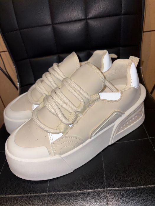 Sneakersy damskie beżowe