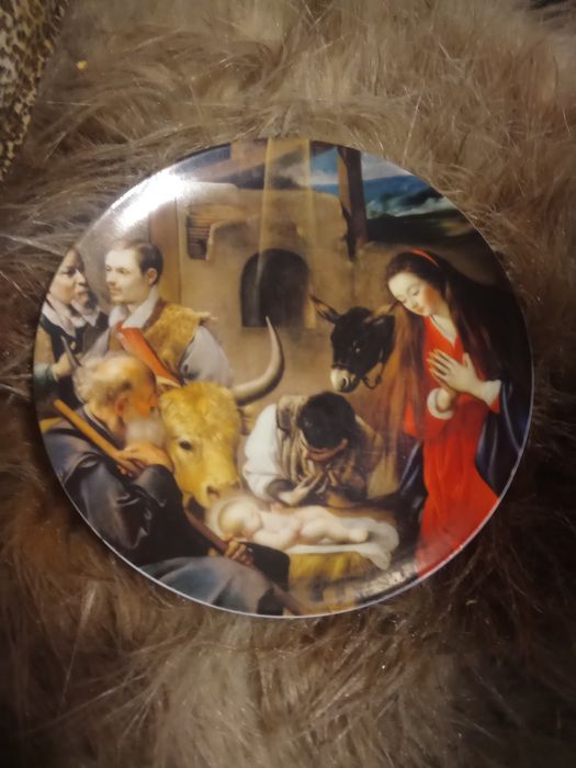 Prato vista alegre do natal