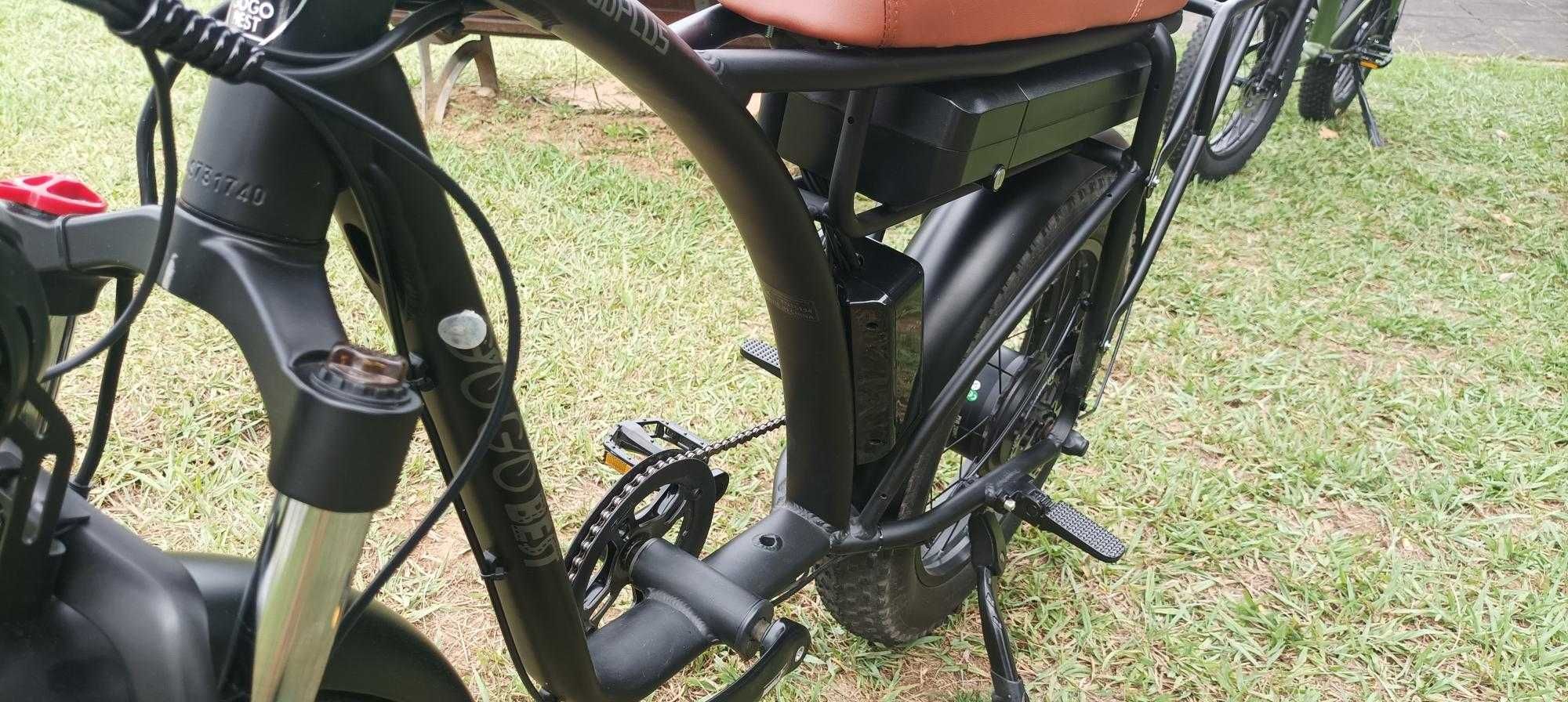 NOVA - Bicicleta eletrica 2000w dois lugares travões disco hidraulicos