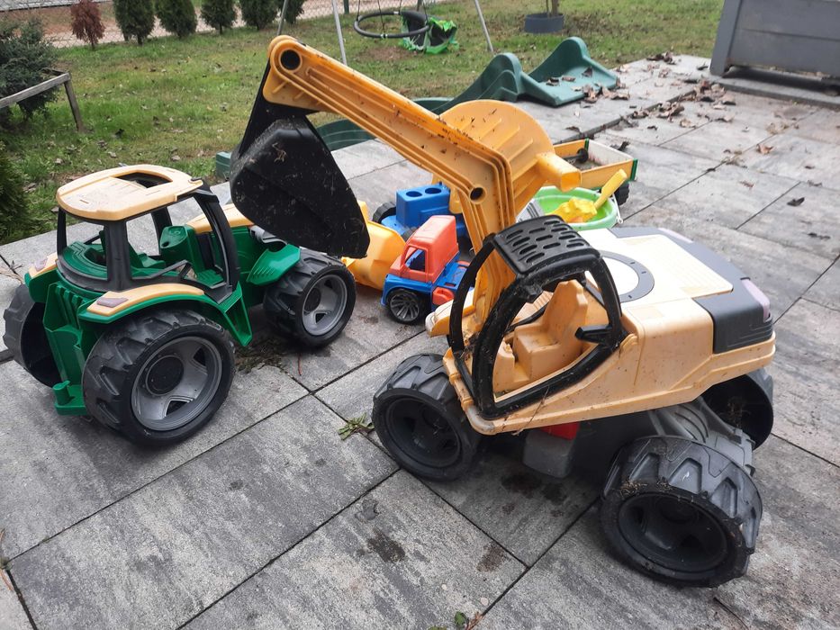 Zestaw zavawek koparka traktory