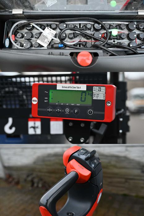 Paleciak elektryczny Linde L10 z Wagą RAVAS 1000kg Bat:22 rok FHP 453