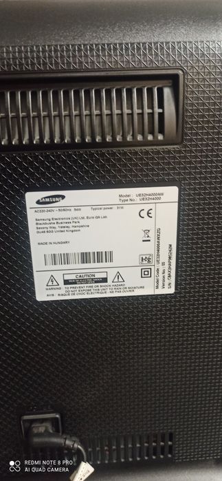 Телевізор Samsung 32" UE32H4000AW HD. Ідеальний для Smart TV приставок