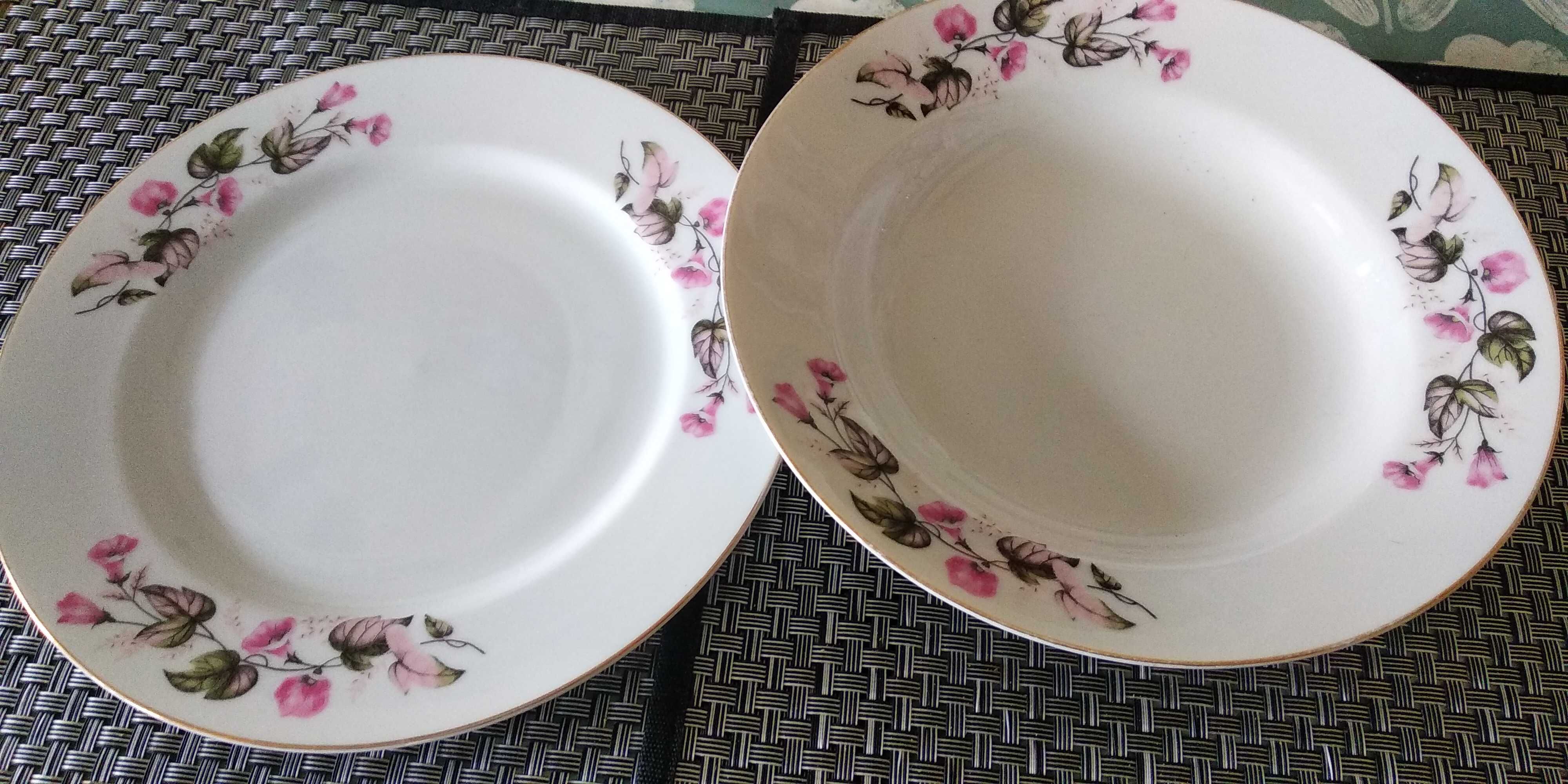 Обеденная пара, глубокая тарелка и подставная MS CHINA, фарфор Япония