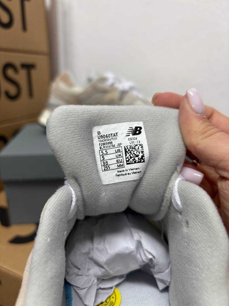 Кроссовки New Balance 9060 Damen / Нью Беленс 9060 бежевые 37 38 39