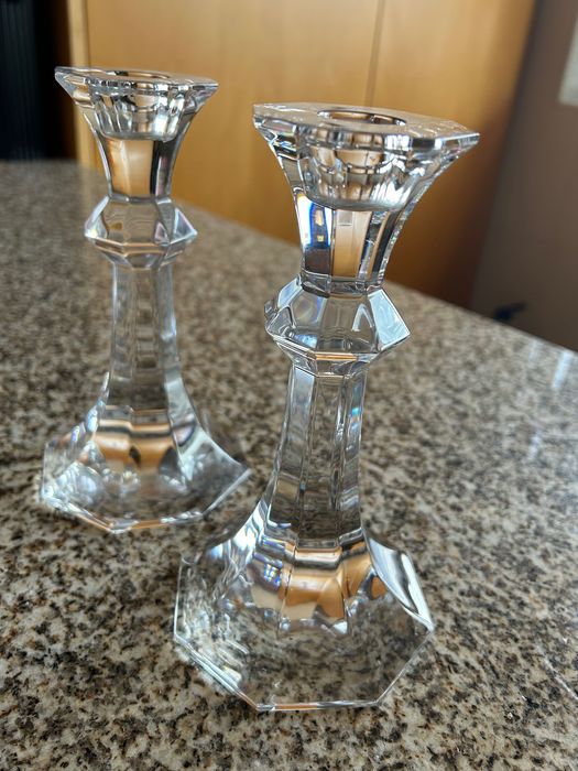 Castiçais em cristal Atlantis