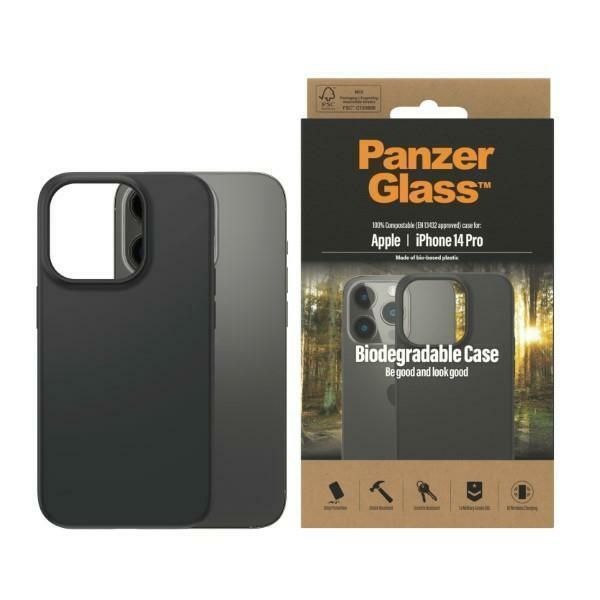 Panzerglass Biodegradable Case Iphone 14 Pro 6,1" Czarny/Black 0418