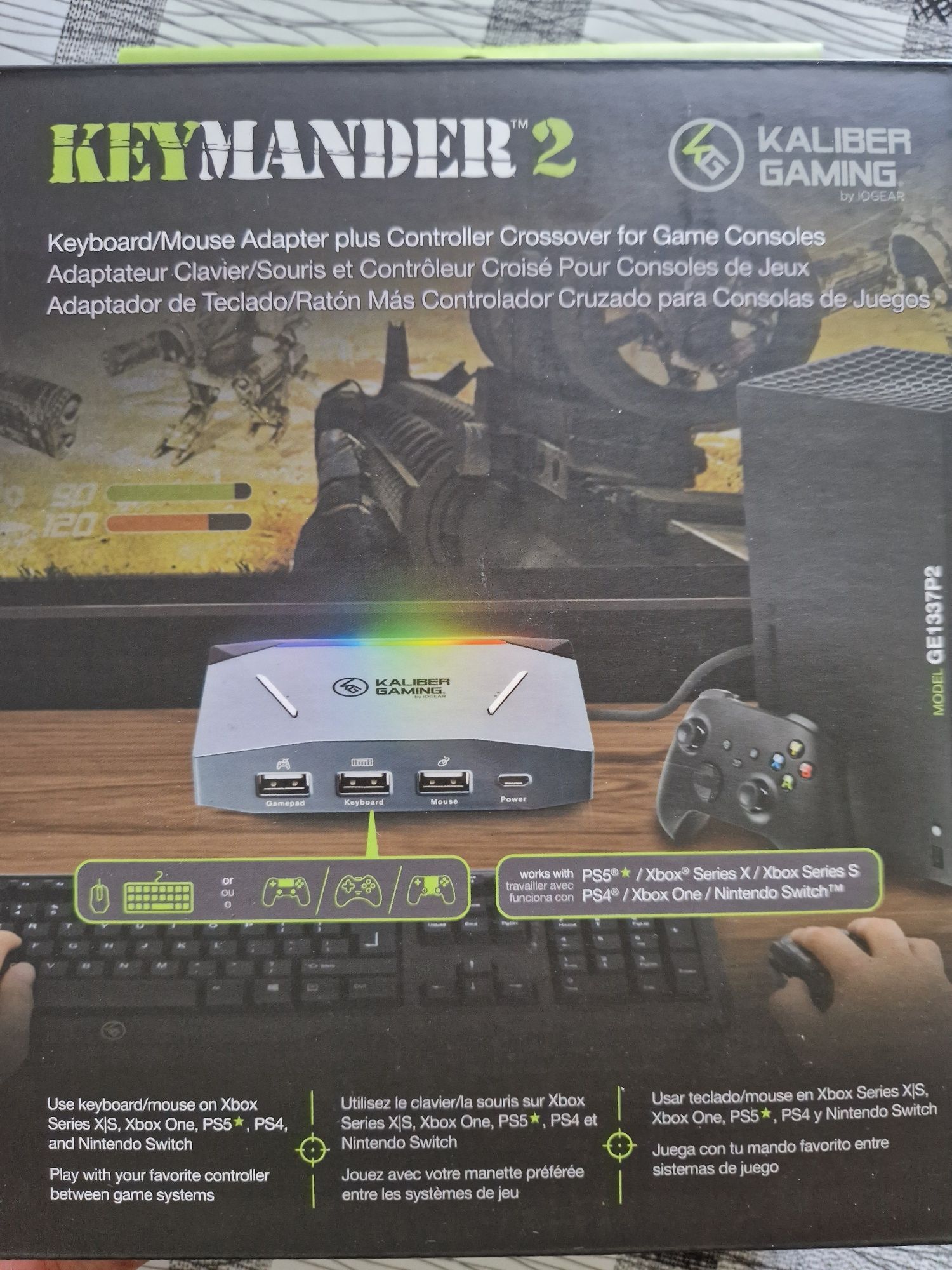 Keymander2 adapter klawiatury i myszy do konsol