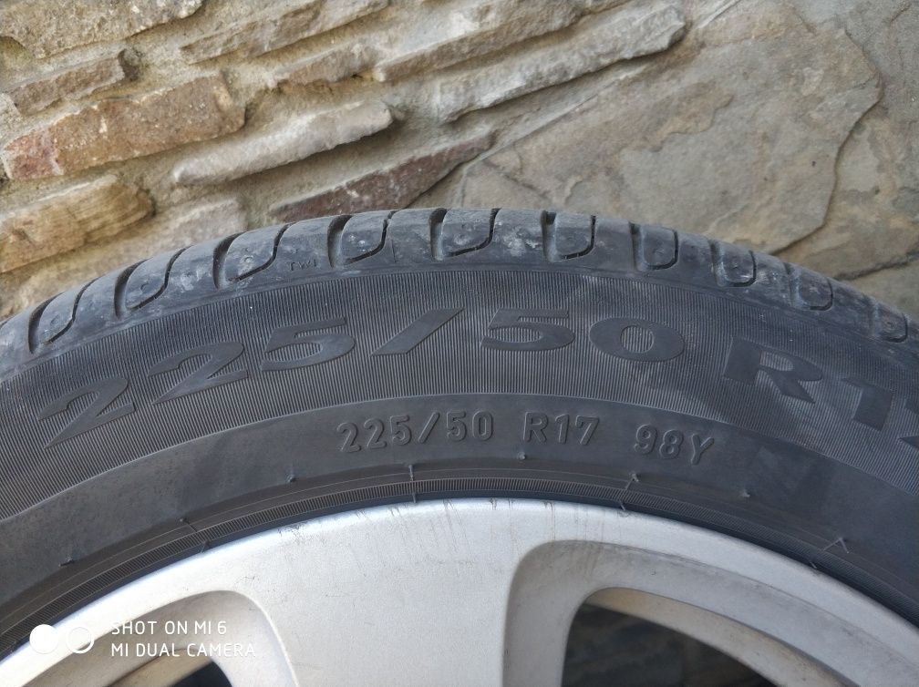 Koła do BMW seria E61 17" opony letnie