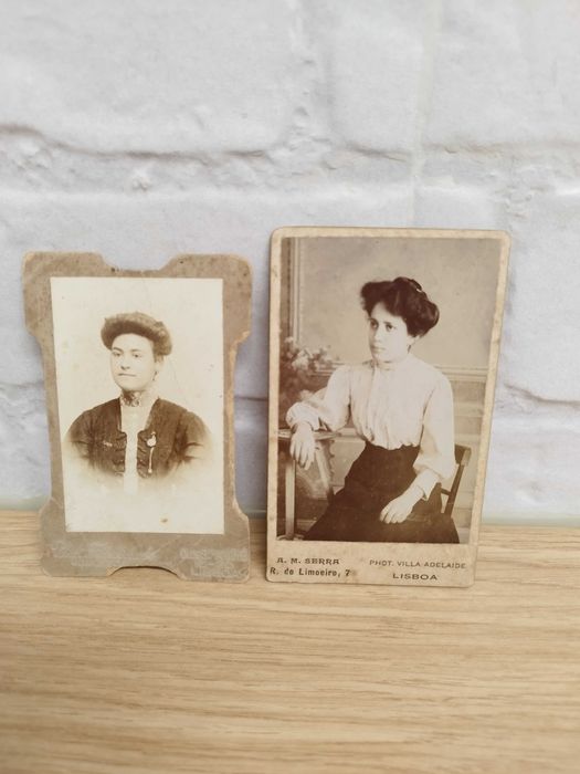 Fotografias centenárias em cartão