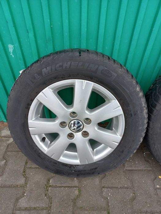 Koła felgi komplet 15'' zima VW Caddy Touran Golf 5x112 195/65/R15 !