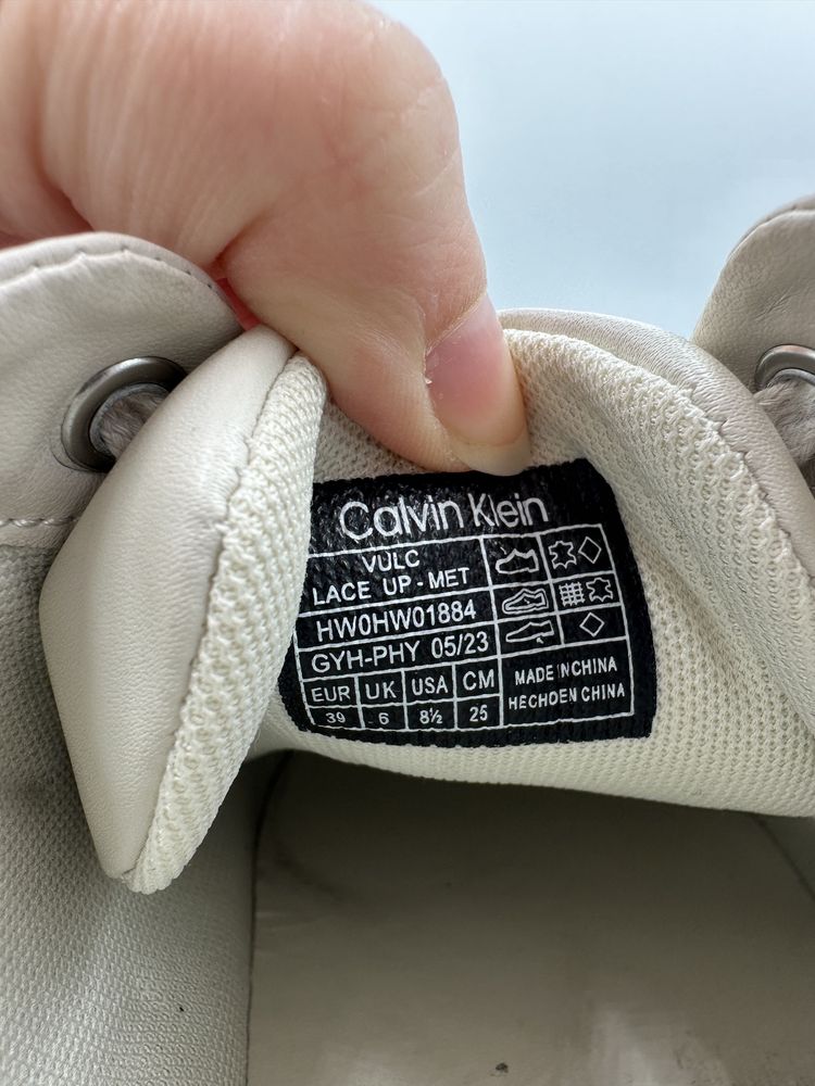 Sneakersy Skórzane Calvin Klein 39