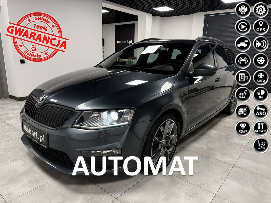 Skoda Octavia RS 2.0 TDI 184KM*CANTON HiFi*AppleCar*LED*Bi-Xenon*Duża Navi*Niemiec