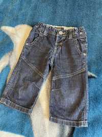 Spodenki jeansowe 7/8 rozmiar 98 cm regulacja w pasie