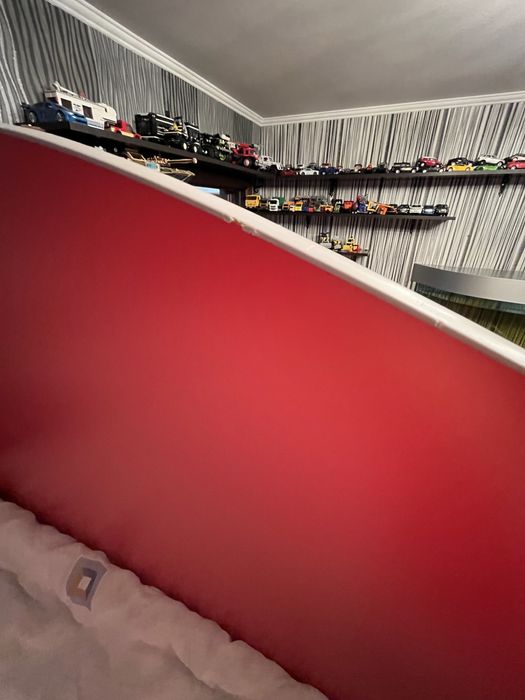 Ліжко машина двоповерхова Феррарі + матрац