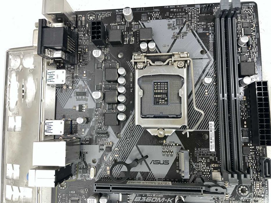 Материнская плата Asus Prime B360M-K (s1151, Intel B360) проц i3-9100