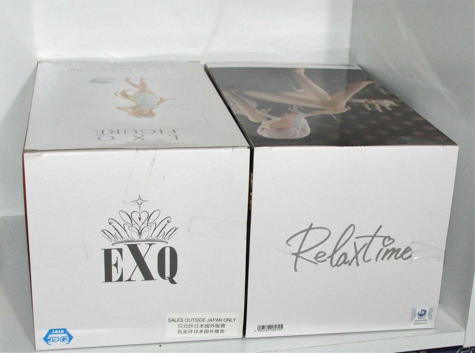 EXQ Sword Art Online + RelaxTime ReZero Banpresto Novas/Seladas