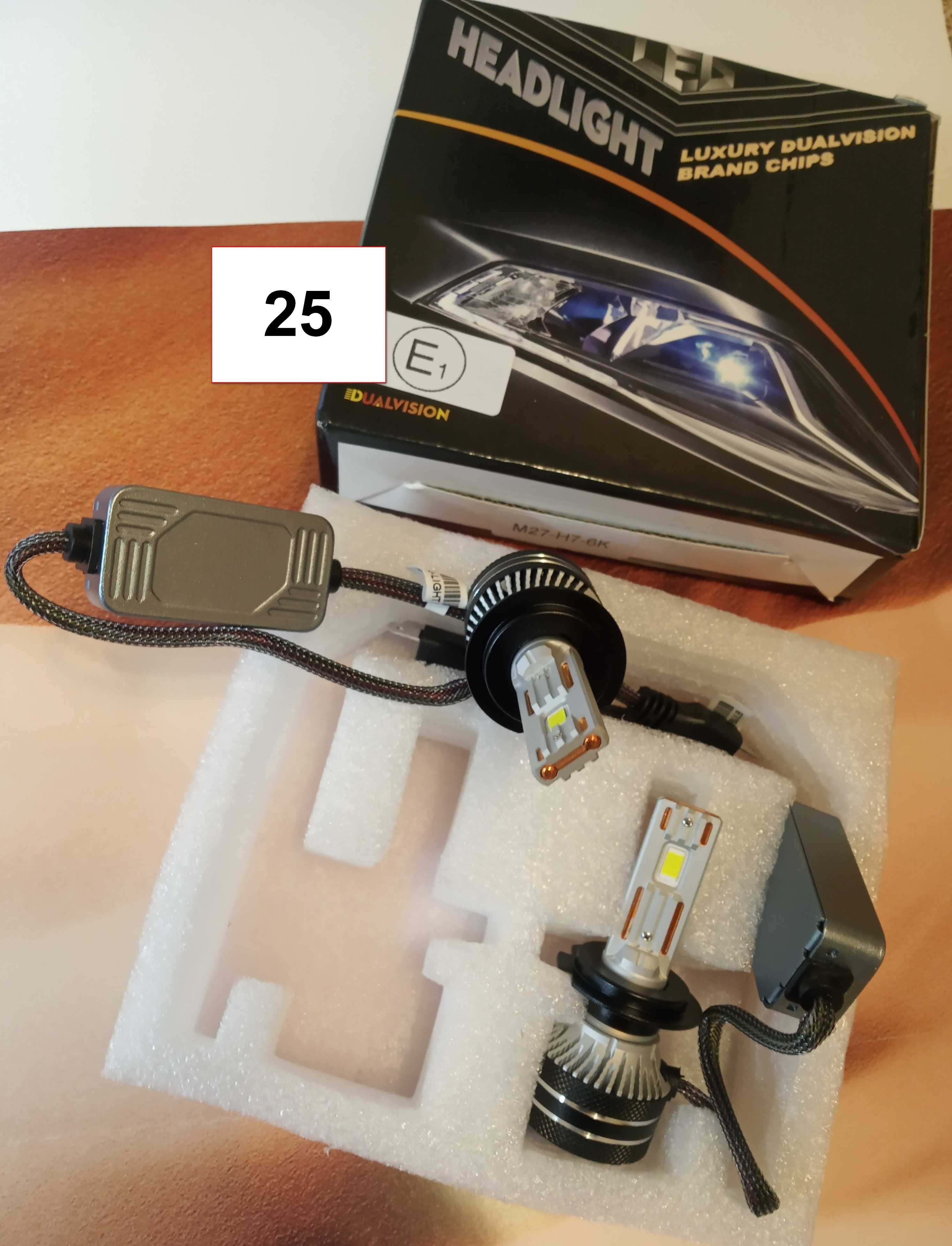 LED лампы H7 головного света - диодные лампы , K5C,  диод CSP