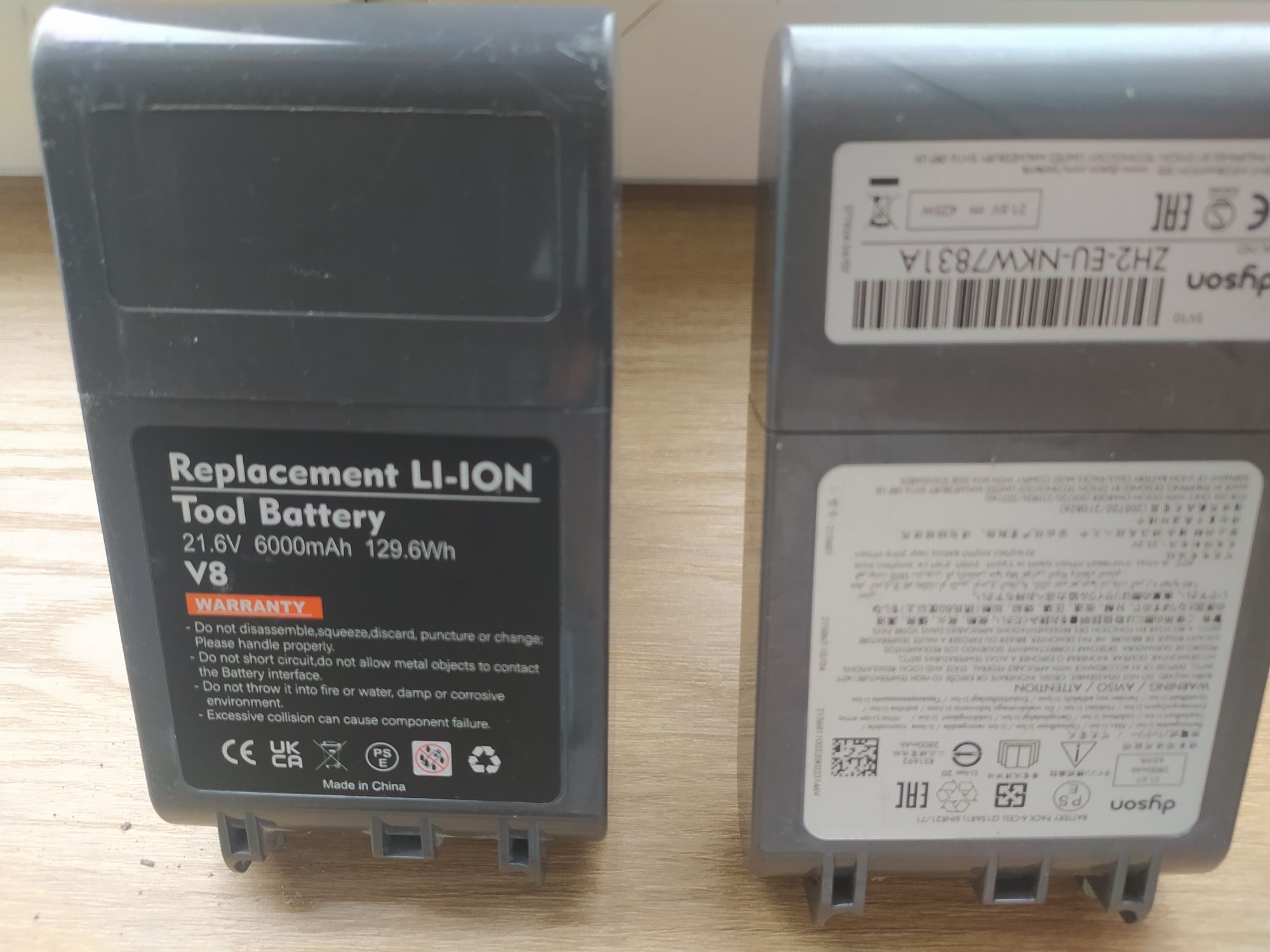 Bateria dyson v8 do regeneracji