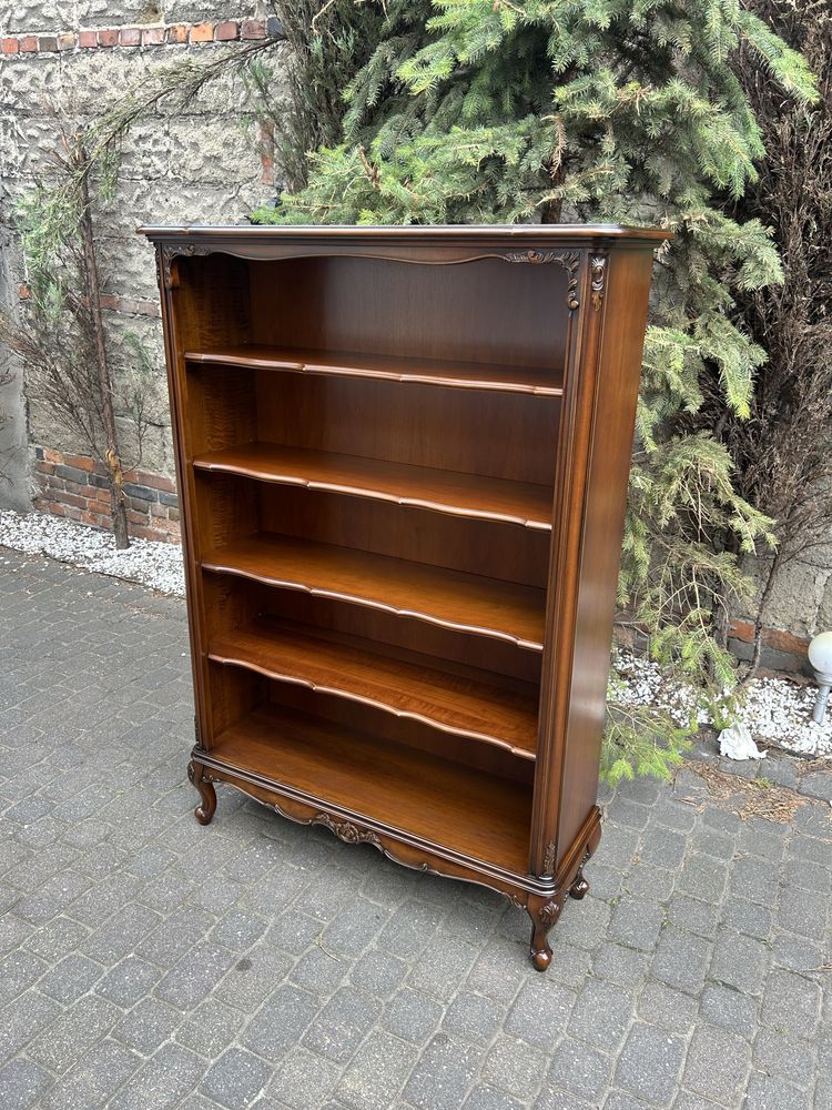 Stylowy Regał Ludwikowski Warrings Biblioteka Kredens Po Renowacji