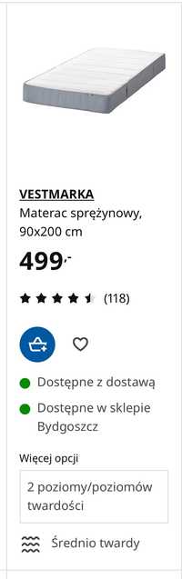 Materac 90/200cm