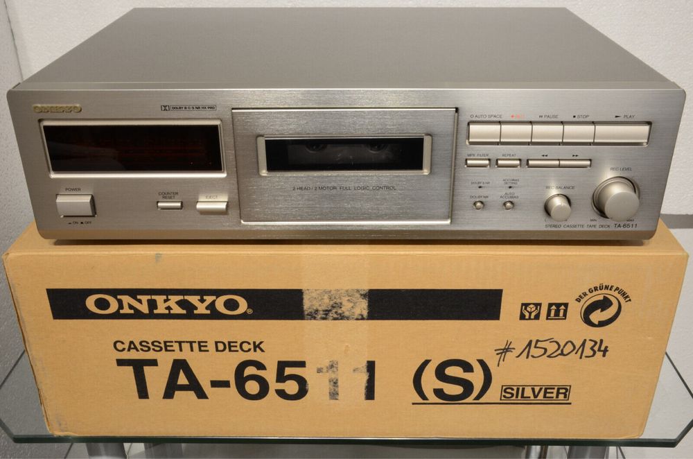 Deck magnetofon ONKYO TA-6511 idealny