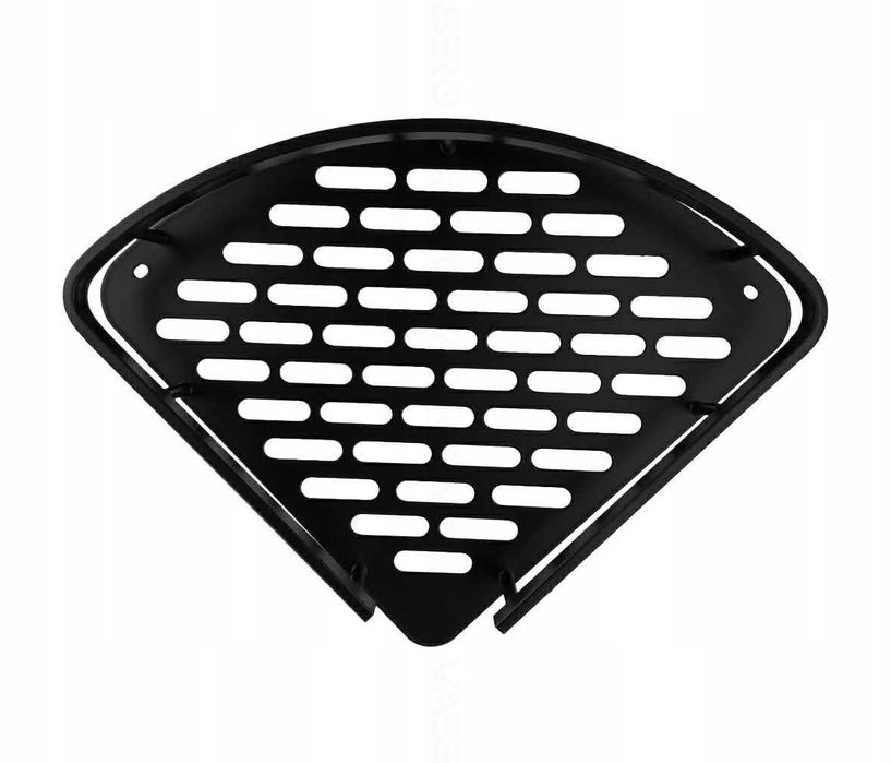 PÓŁKA Pod Prysznic ŁAZIENKOWA  Bez Wiercenia Metal Czarna 2Sztuki Nowa