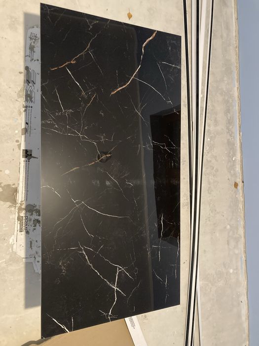 Płytka 120x60 Galactic Black błyszcząca ratyfikowana. 60x120