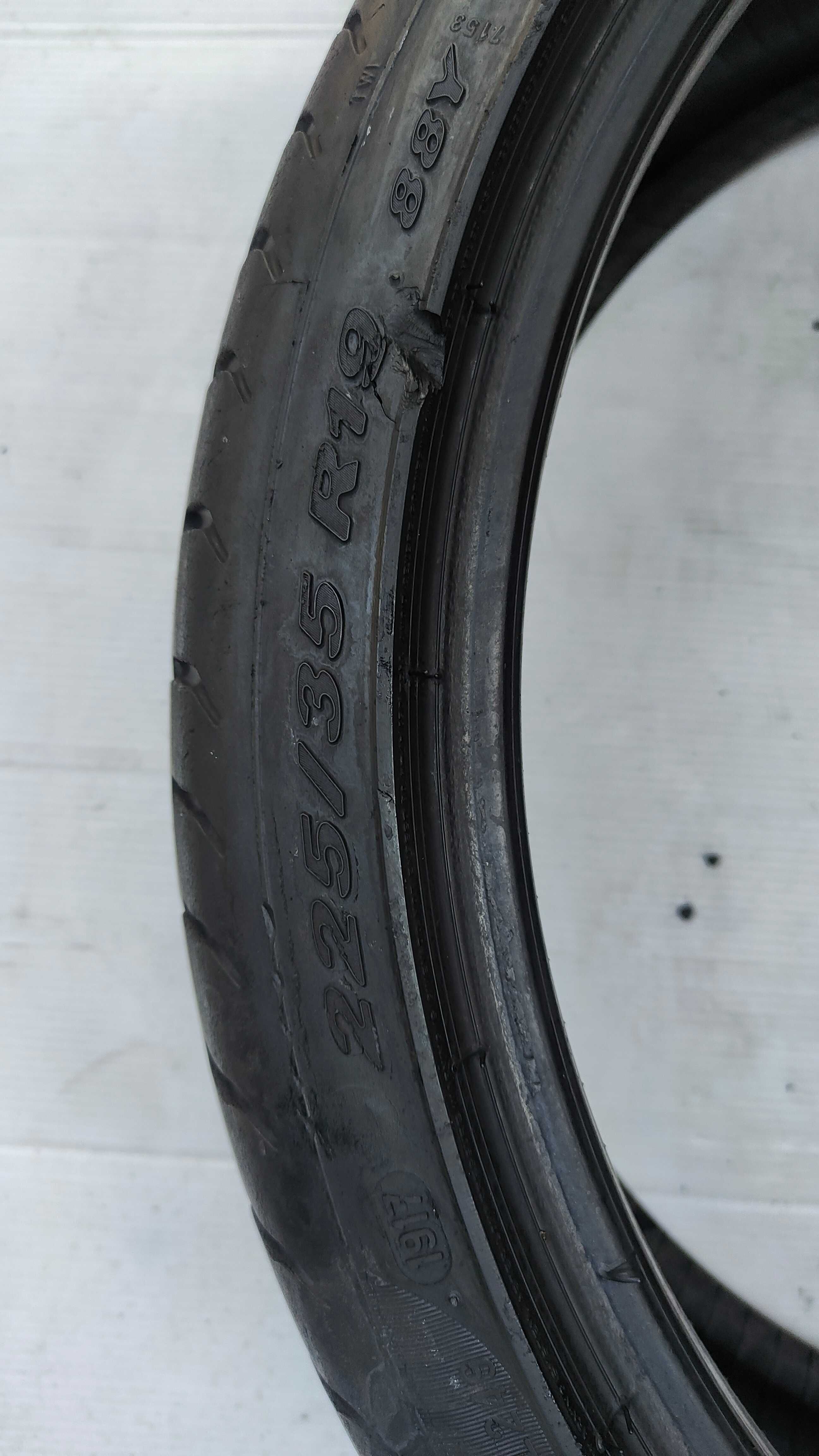 Opony Letnie 225/35/19 Pirelli 2szt 7mm MB