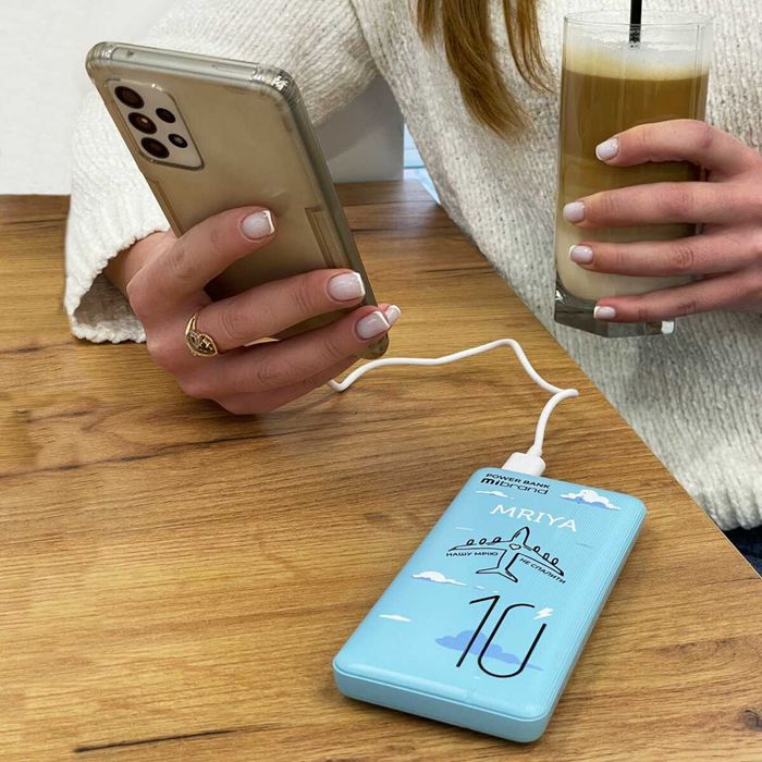 Зовнішній акумулятор Mibrand Mriya 10000mAh 20W Blue