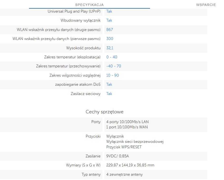 TP-Link Archer C50 | Router WiFi | AC1200, Dual Band, 5x RJ45 100Mb/s