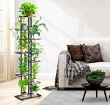 Kwietnik stojący czarny LOFT stojak do kwiatów
