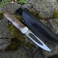 Нож ручной работы "Якут-649" сталь х12ф1