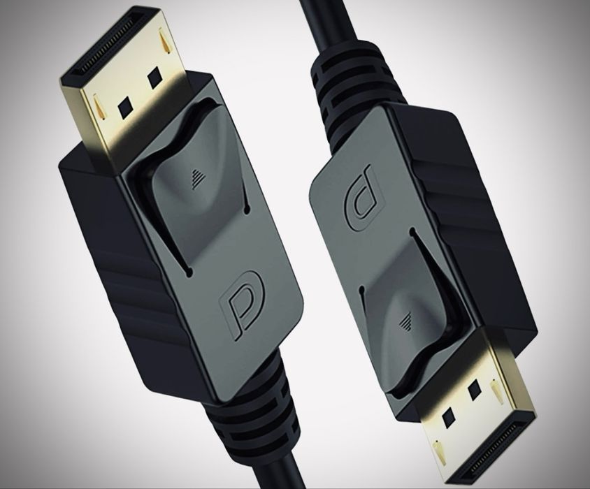 Czarny kabel DisplayPort (M) to DisplayPort (M) 2M