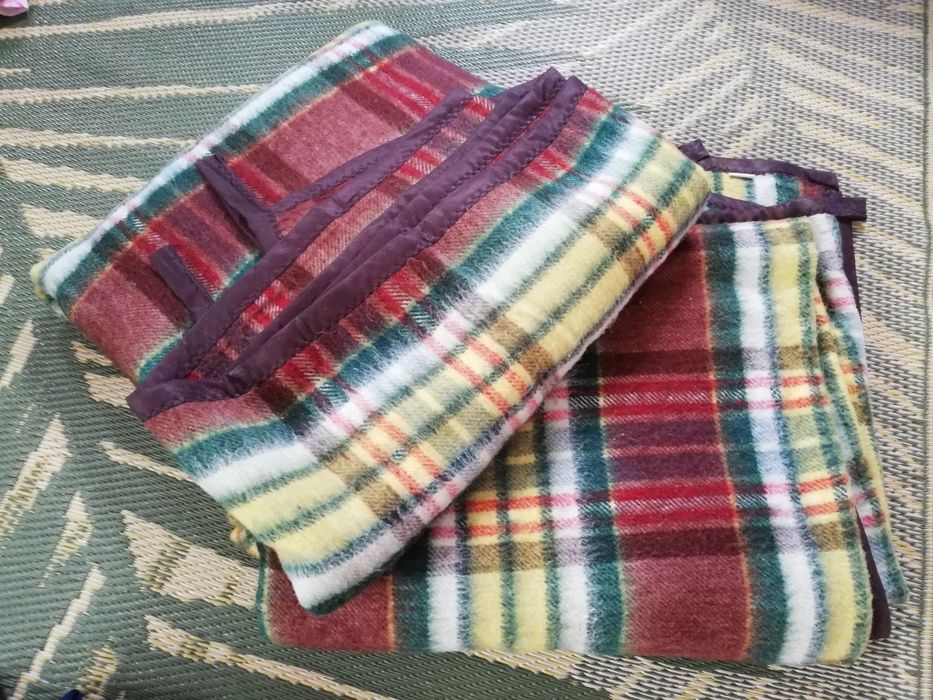 2 koce z poliestru ciepłe zestaw