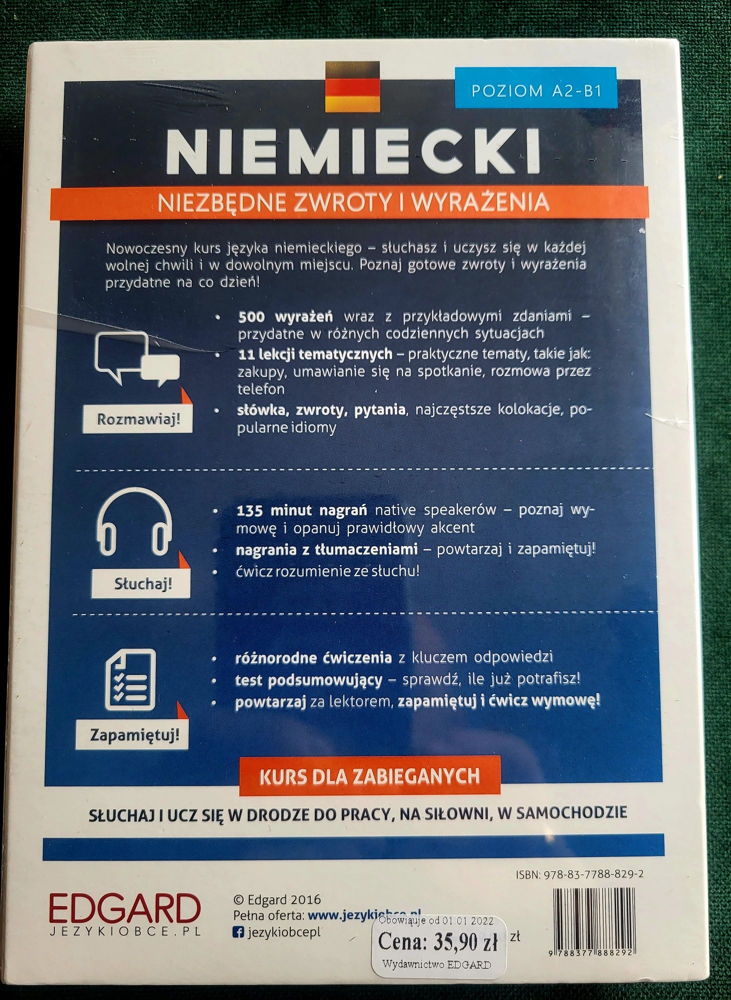 Niemiecki Niezbędne zwroty i wyrażenia Poziom A2-B1 + 2CD