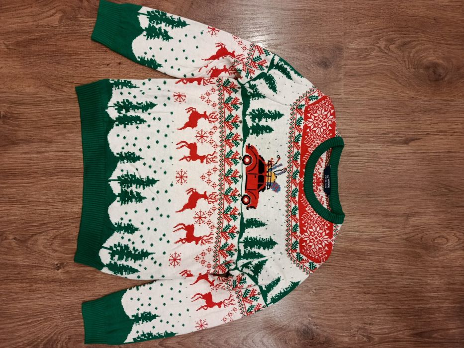 Світер реглани новорічний светр