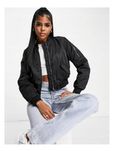Czarna kurtka Bomberka  Bomber Pull&Bear M