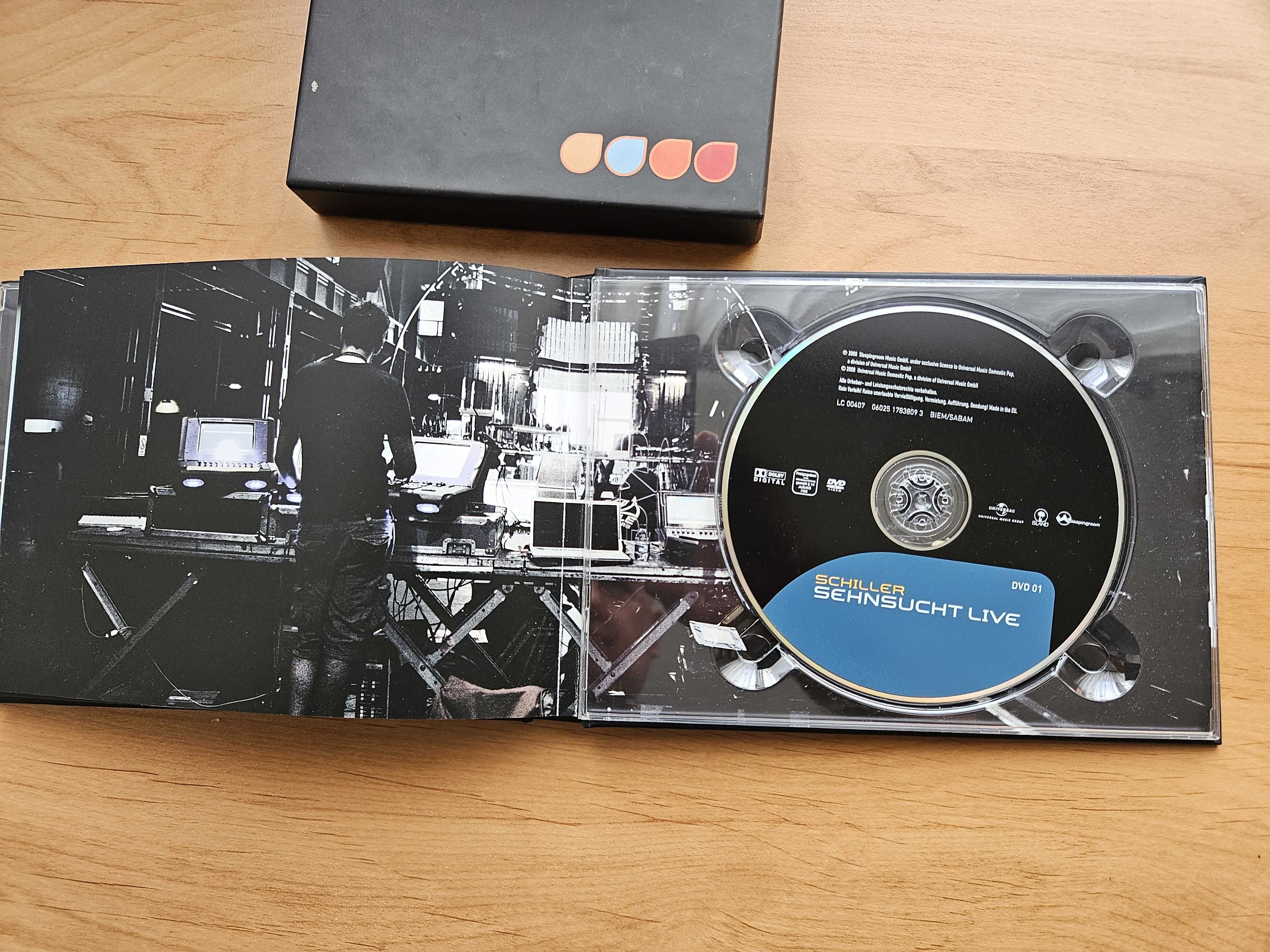 SCHILLER - Dwie Płyty: Sehnsucht Live 2 DVD 2008 + Tagtraum 2 DVD 2006