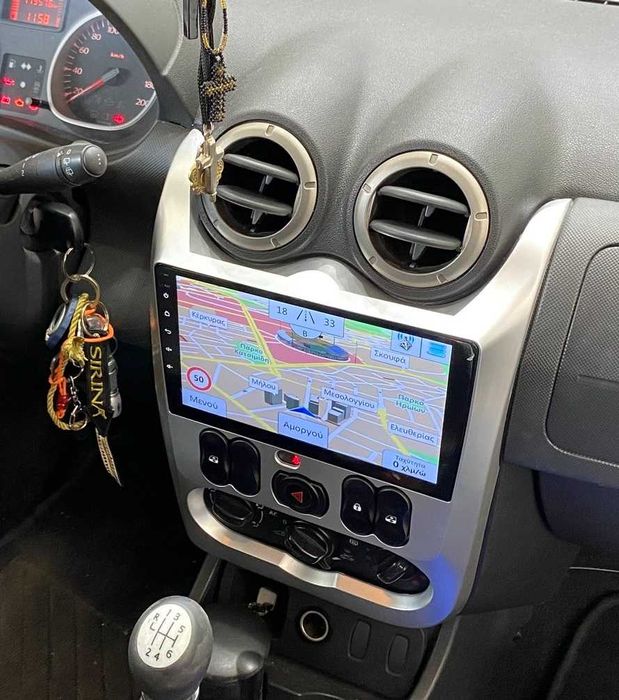 Rádio 2DIN 9"• Dacia LOGAN • SANDERO • DUSTER (2008 a 2012) • Android