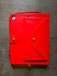 Etui do iPad Air/Air2 9,7" Czerwone z paskiem i miejscem na karty