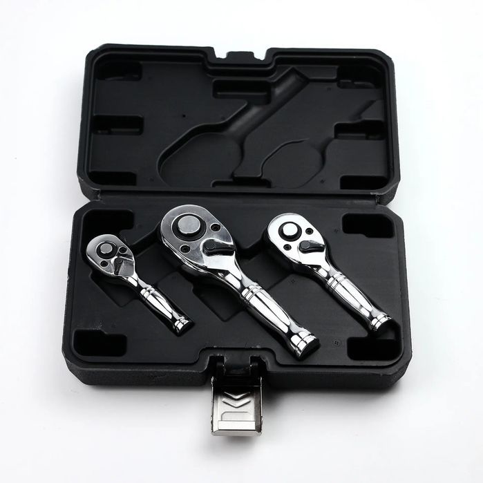 Набор укороченных трещеток набір 3шт тріщоток із короткою ручкою корот