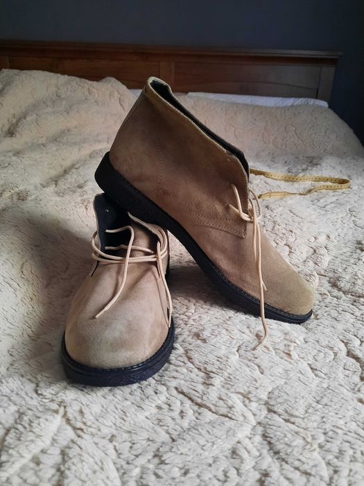 Buty zamszowe męskie
